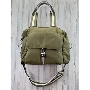 Tommy Bahamas Army Green Travel Everyday Duffel Bag Go Everywhere Overnight